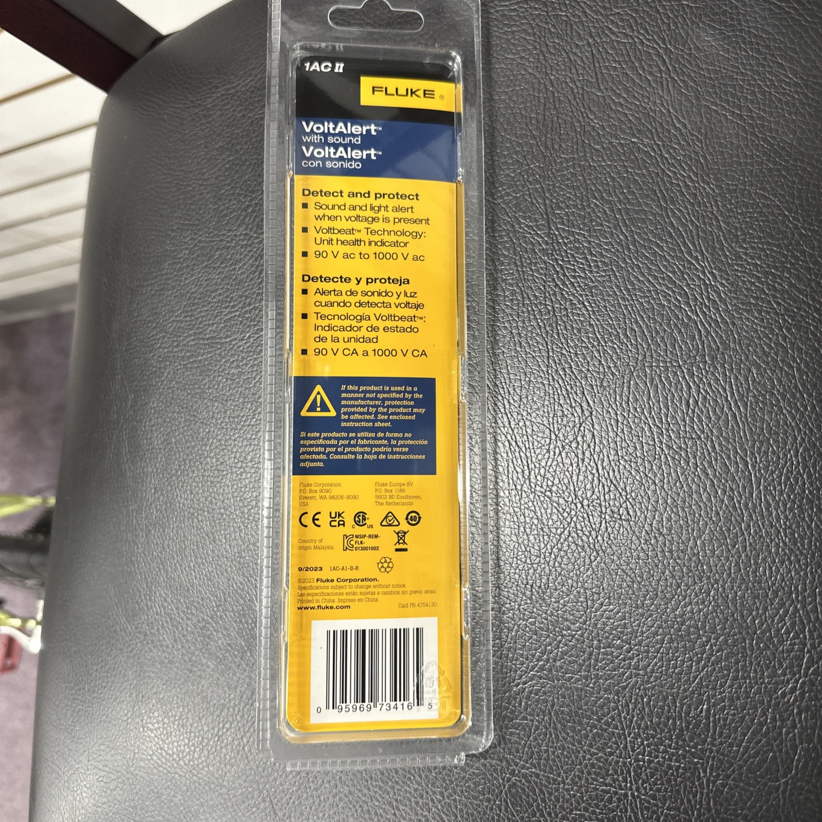 Fluke 1AC-C2 II VoltAlert Non-contact 90~1000V AC Voltage Detector Tester New