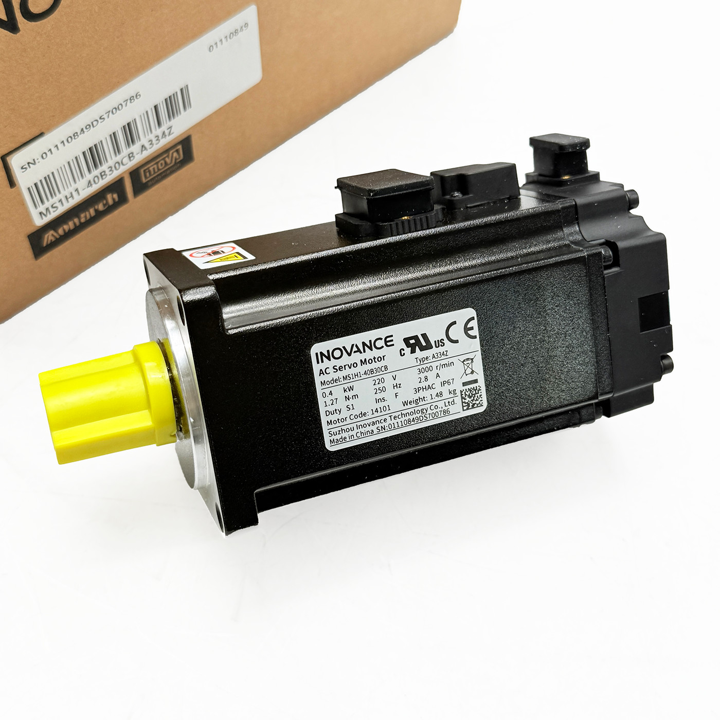 Brand New 1Pcs MS1H1-40B30CB-A334Z for INOVANCE Servo Motor MS1H140B30CB-A334Z