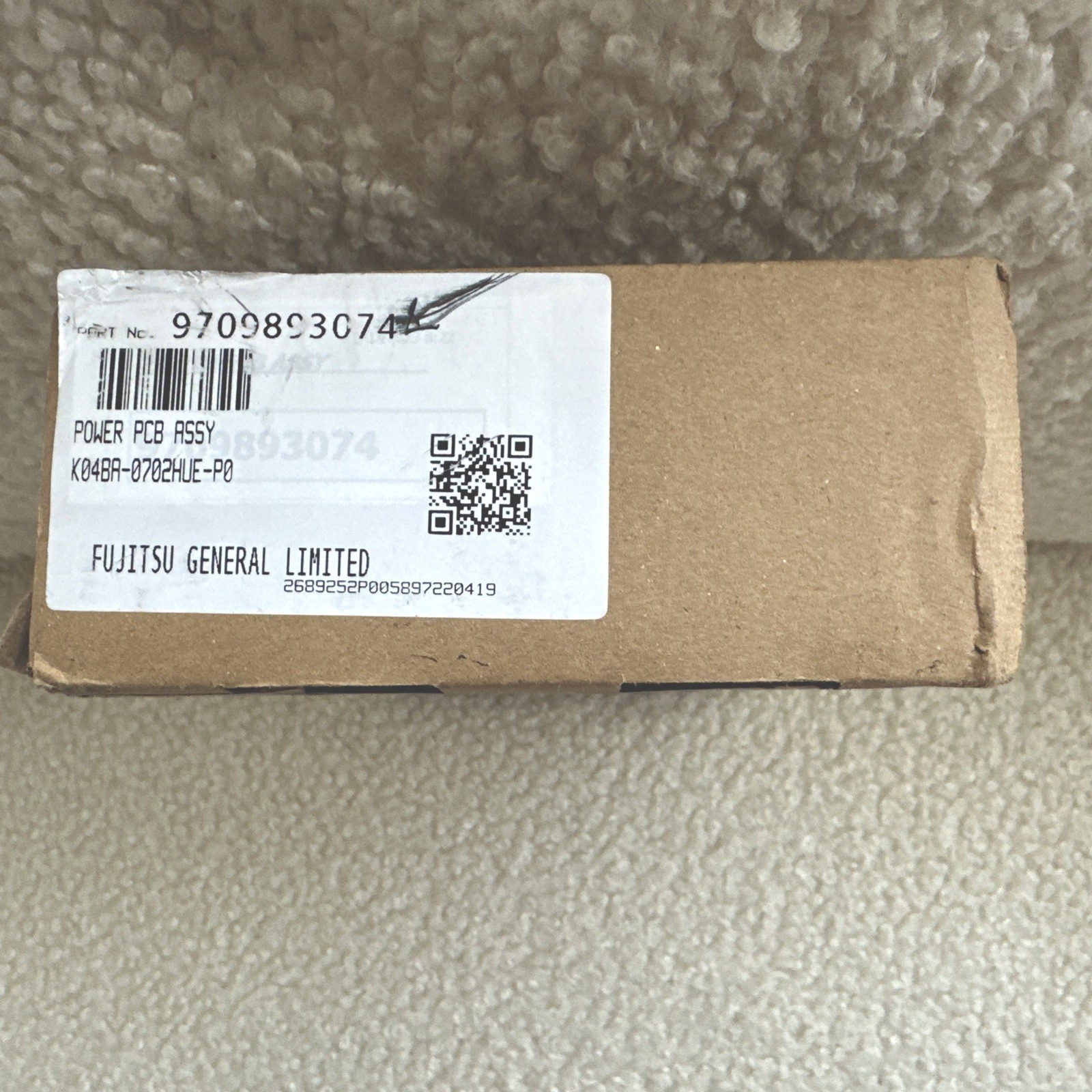 FUJITSU K9709893074 aka 9709893074 POWER PCB ASSY AOU24RML1 K04BA-0702HUE-P0