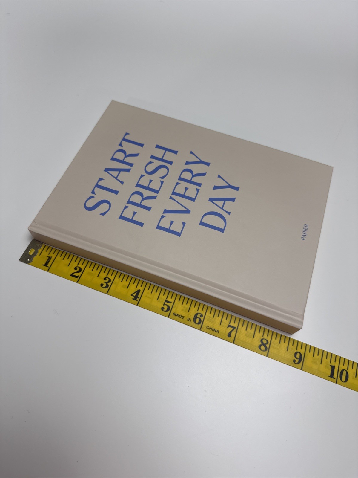 BRAND NEW PAPIER Blue & Cream Start Fresh Everyday 16 Week Productivity Planner