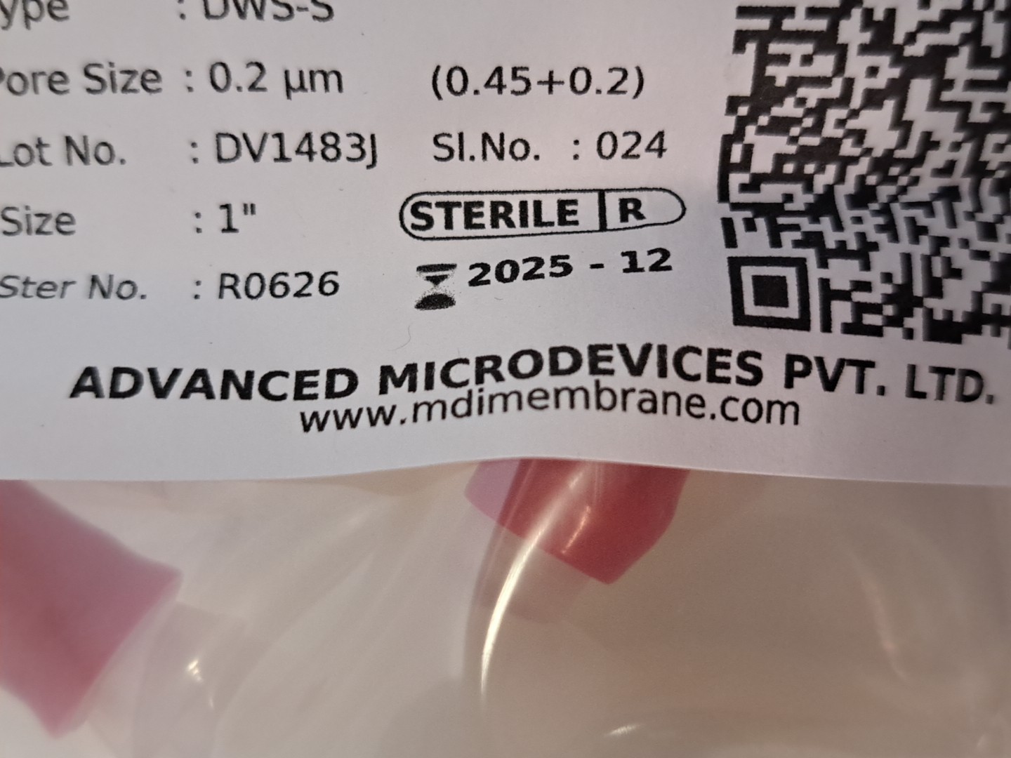 mdi AseptiCap WS-y-PVDF Capsule Filter NEW