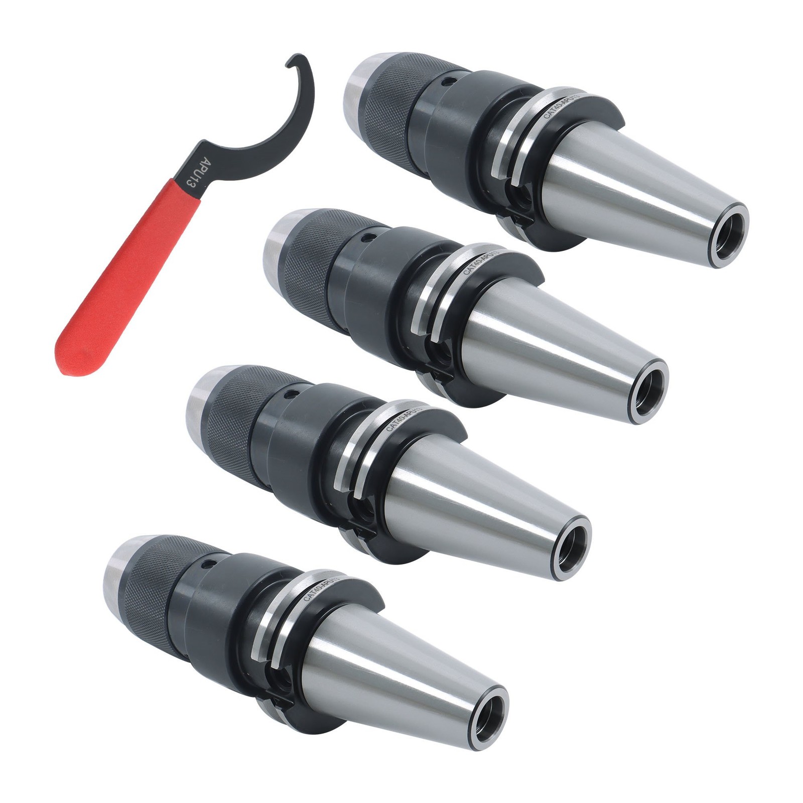 4pcs CAT40 Keyless Drill Chuck 1/2” Fits On Haas CNC Easy Great Tool Holder
