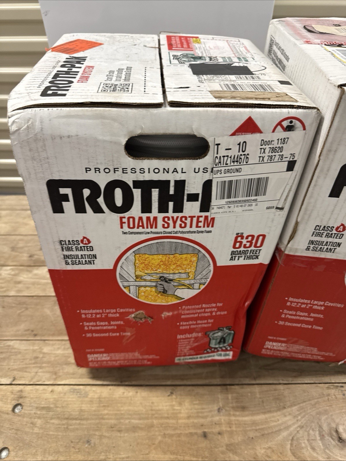 Froth Pak 630 Spray Foam Insulation Kit, Closed Cell 2-Part Foam, 15ft Hose