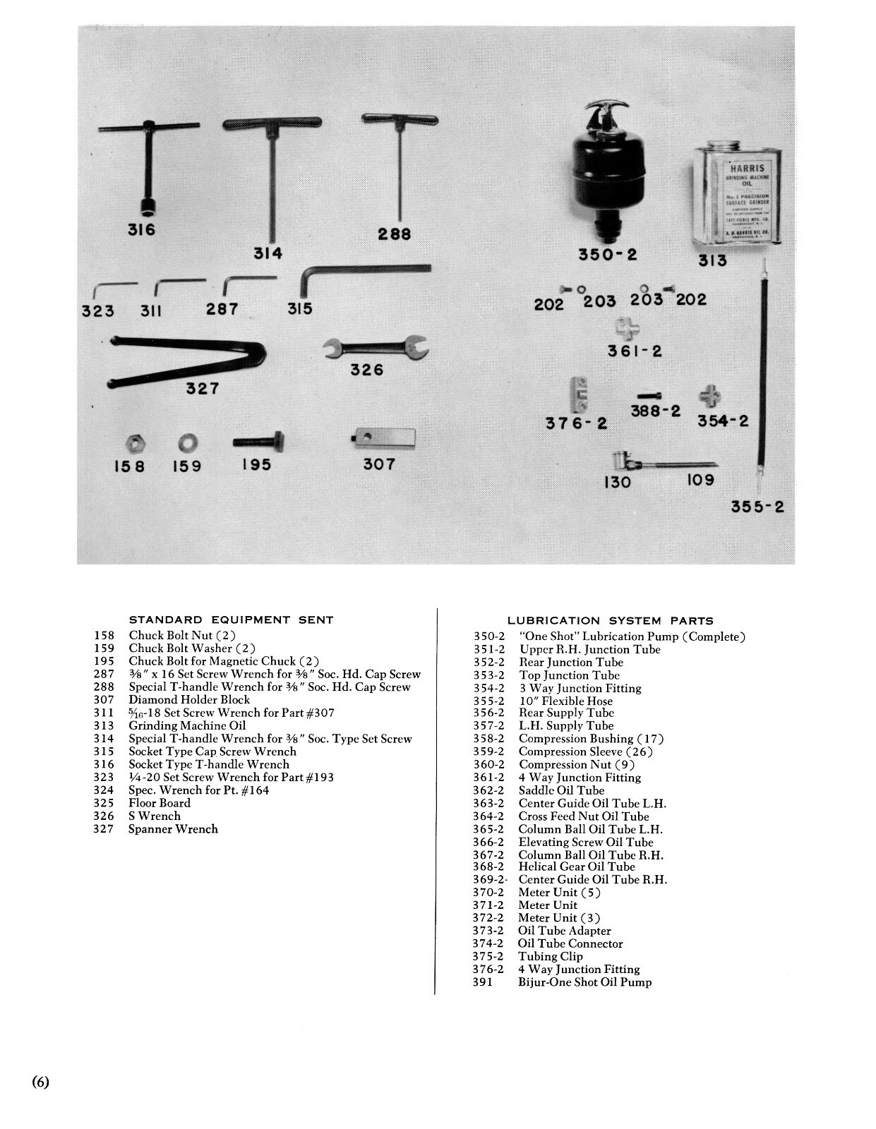Taft-Peirce #1 Precision Surface Grinder Parts List Manual #1677