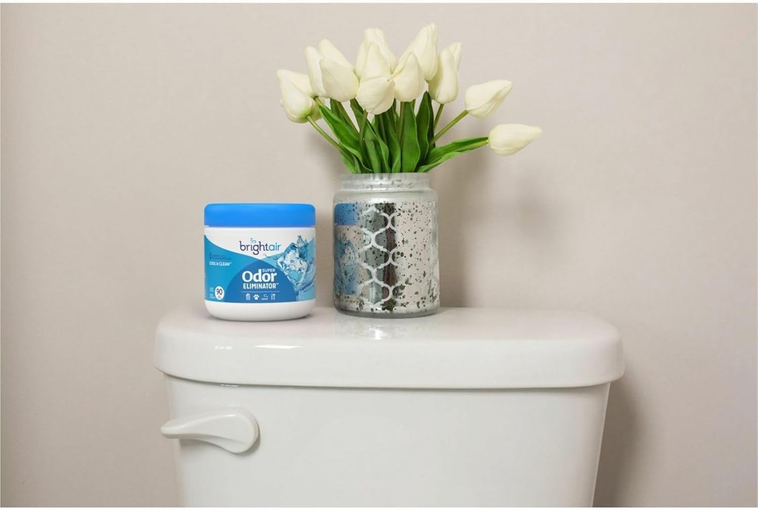 Bright Air 900090 Solid Air Freshener and Odor Eliminator, Cool and Clean Scent,