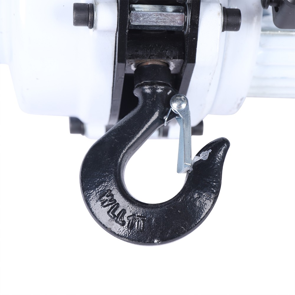 1000kg/2205lbs Electric Chain Hoist Single Phase Hoist Crane 10 FT Chain 1.3KW