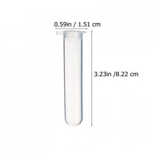 25/50pcs 0.2ml 0.5ml 1.5ml 2ml 5ml 10ml PP Centrifuge Tube