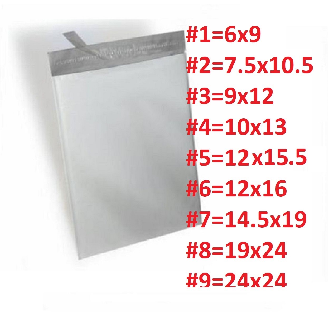 25 #5 12X15.5 Poly Mailer Self Sealing Shipping Envelopes Waterproof Mail Bags