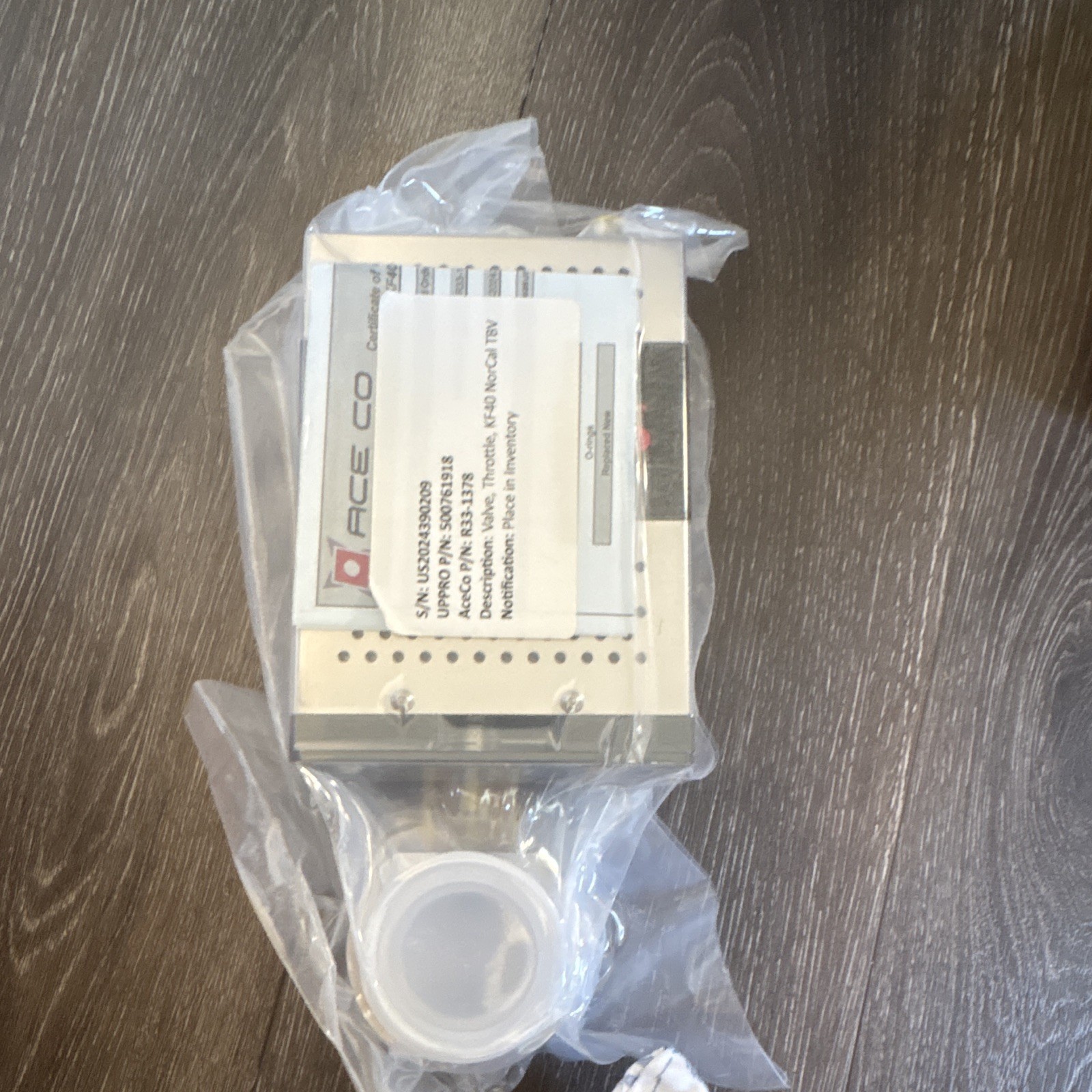 Pfeiffer Vacuum Intellisys IQ Throttling Valve MPN 50-125708A2
