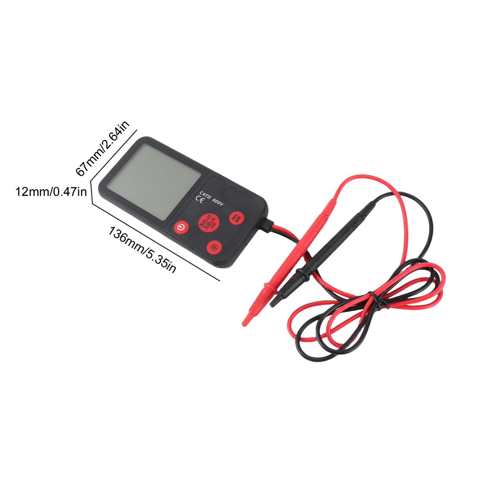 Frequency Meter Portable True RMS Digital Multimeter for Electrical Work