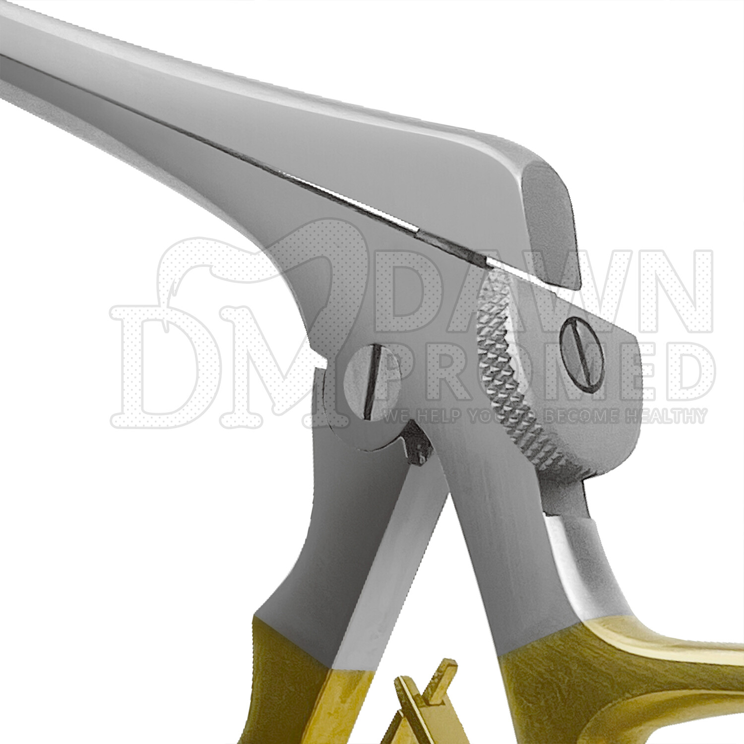 Tischler Morgan Biopsy Forceps 3mmx7mm Bite with Gold Handle OB-GYN German Grade