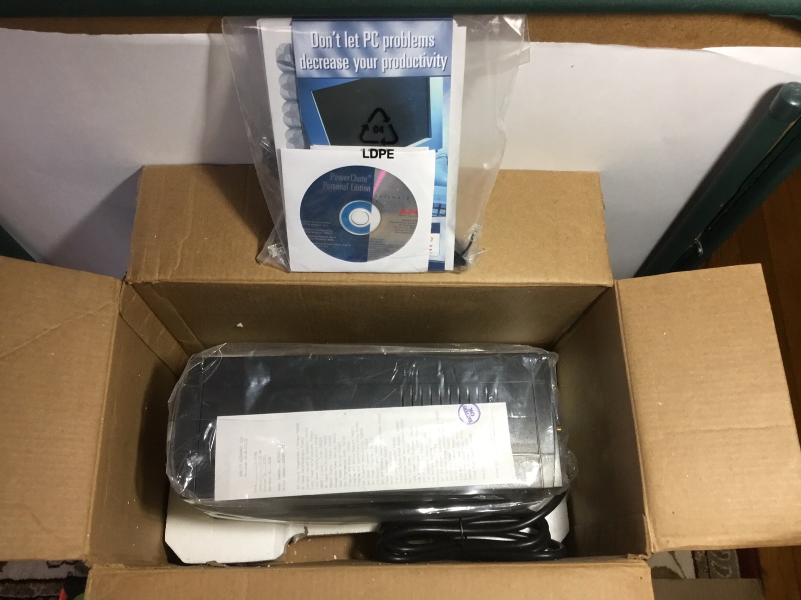 APC Back-UPS RS Series Battery Backup, 1500 VA, 865W, Tower Battery-Never Used