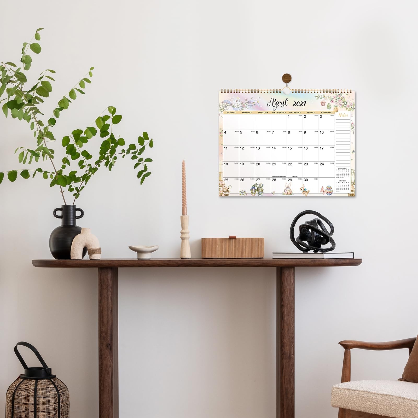 Calendar 2026-2027 – Wall 2026-2027, 18 Months 11.5″ x 15″, White