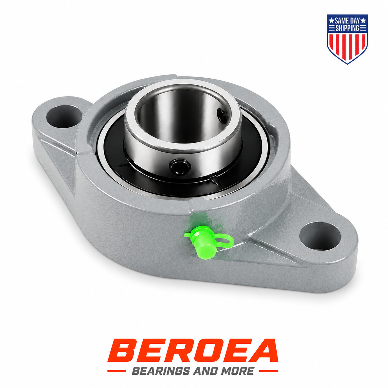 Premium UCFL 205-16 Self-align 2 Bolt Flange Pillow Block Bearing 1 inch 10pcs