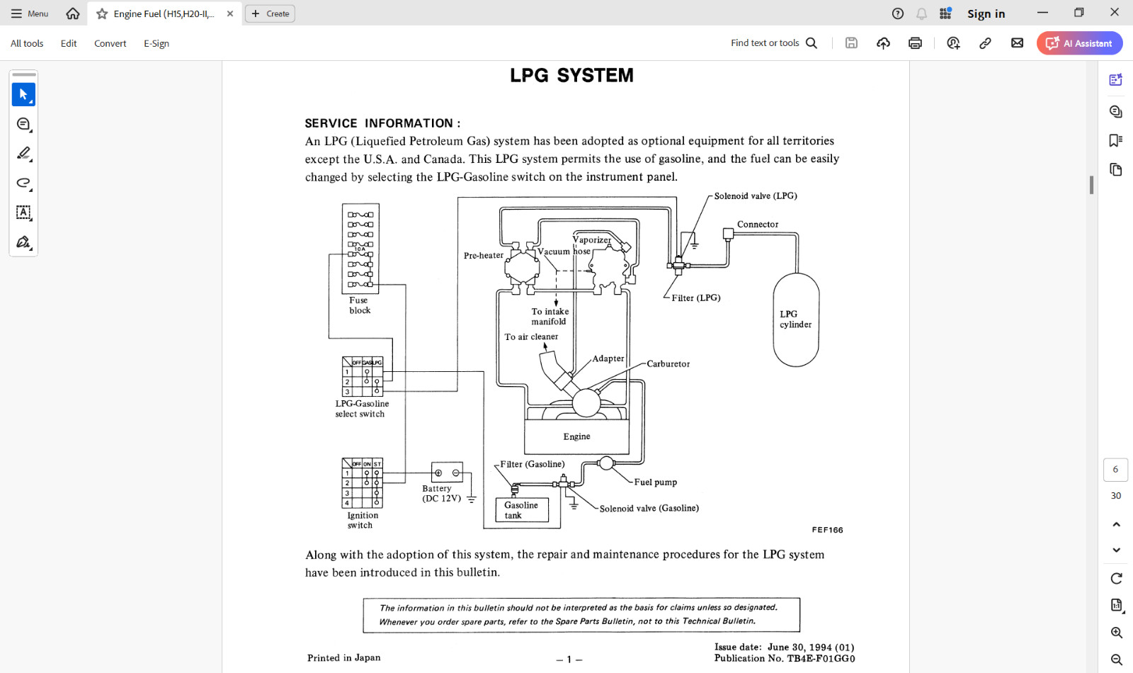 NISSAN FORKLIFT Service Manuals-Parts Manuals on a USB Flash Drive.