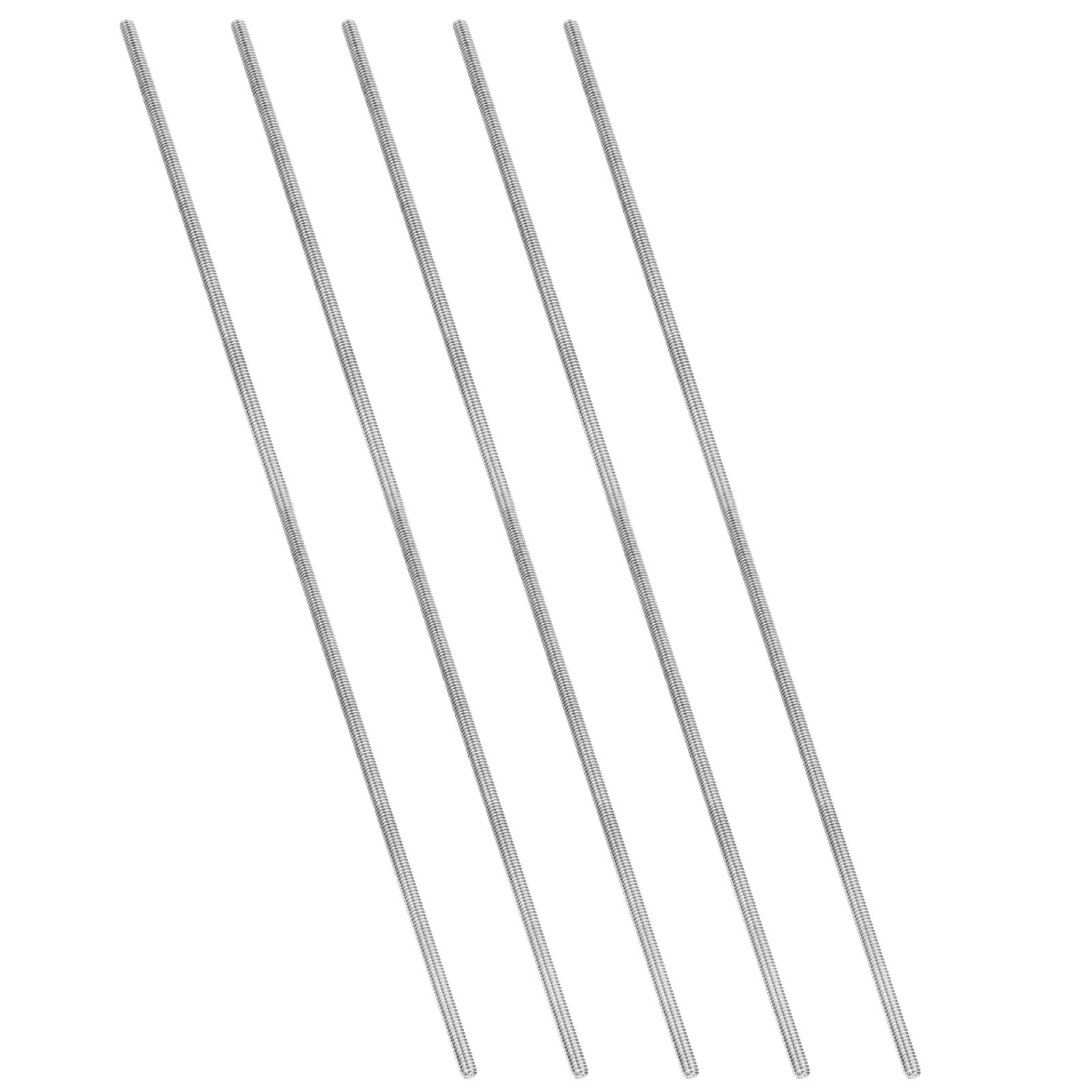 5Pcs 1/4″-20 Fully Threaded Rod 15.7″ Length 304 Stainless Steel Thread Screw