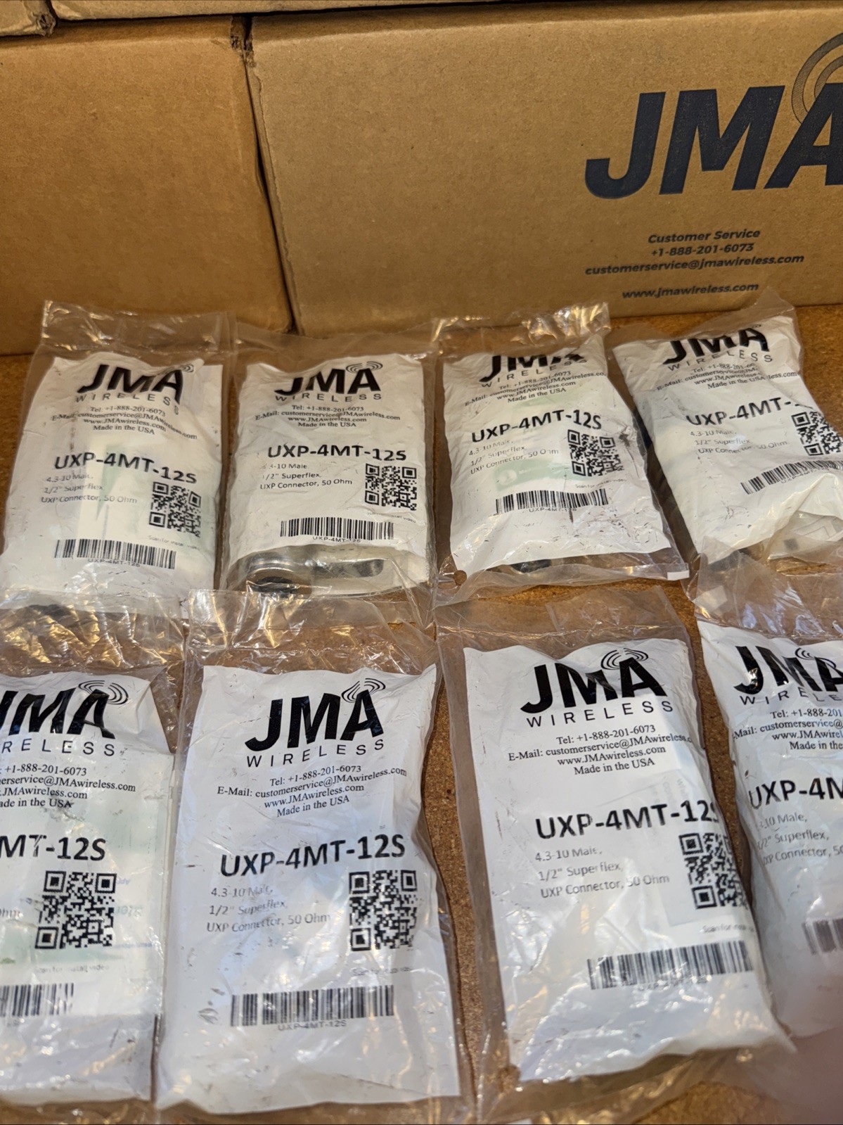 (10 pcs) JMA UXP-4MT-12S 4.3-10 Male Connector 1/2″ SuperflexCable Free Ship