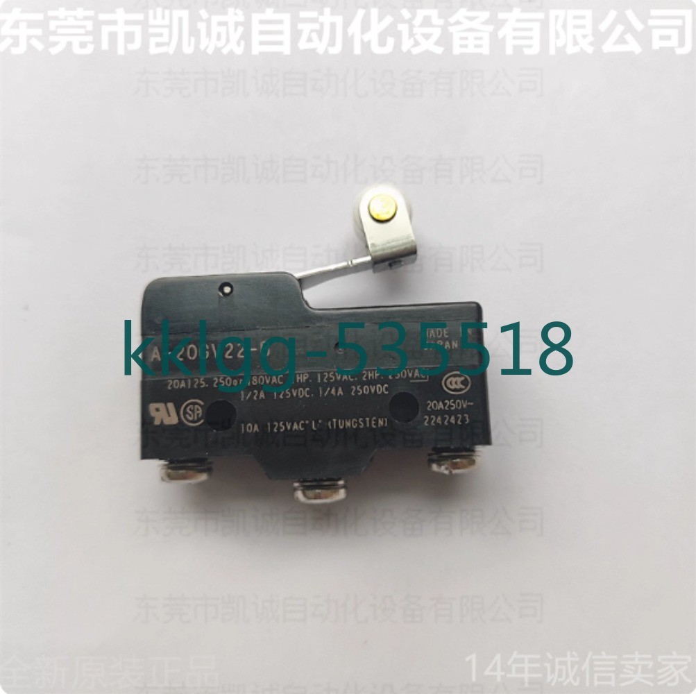 1 PCS NEW IN BOX A-20GV22-B OMRON Micro Switch Ball Short Swing Rod Type