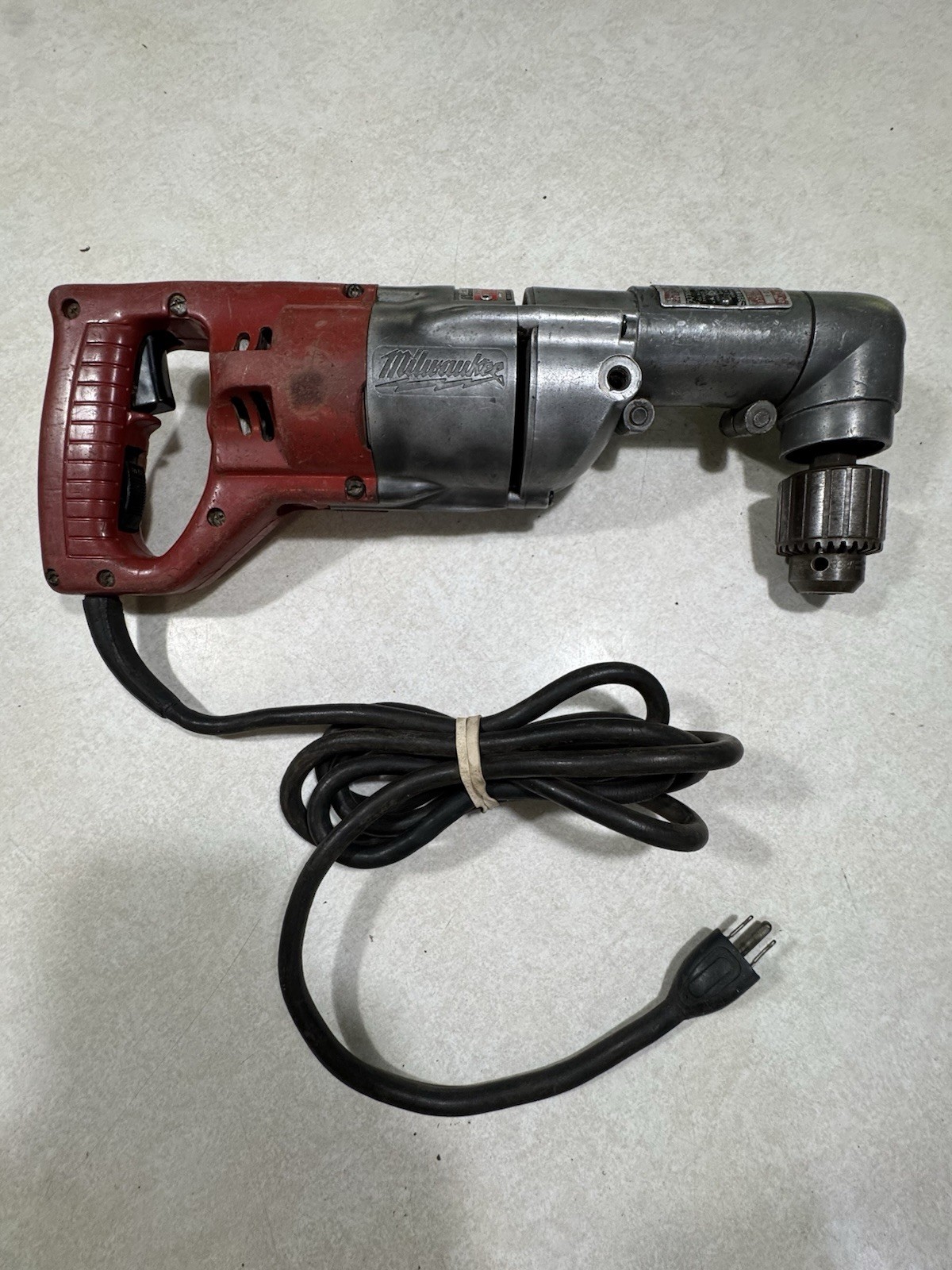 Milwaukee 1101-1 & 48-06-2871 Heavy Duty 120V Corded 1/2″ Right Angle Drill
