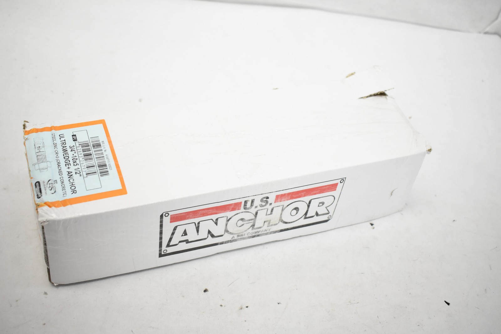 U.S. Anchor ULTRAWEDGE+ Concrete Anchors 3/4″-10 X 5-1/2 Steel Zinc 20pc 157400