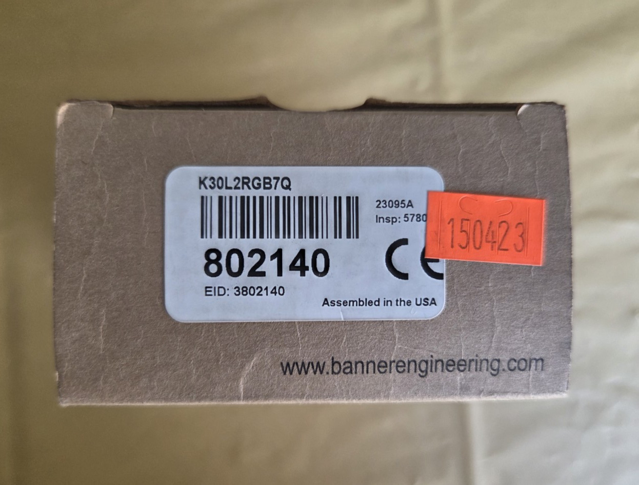 Banner K30L2RGB7Q 802140 RGB Indicator Light