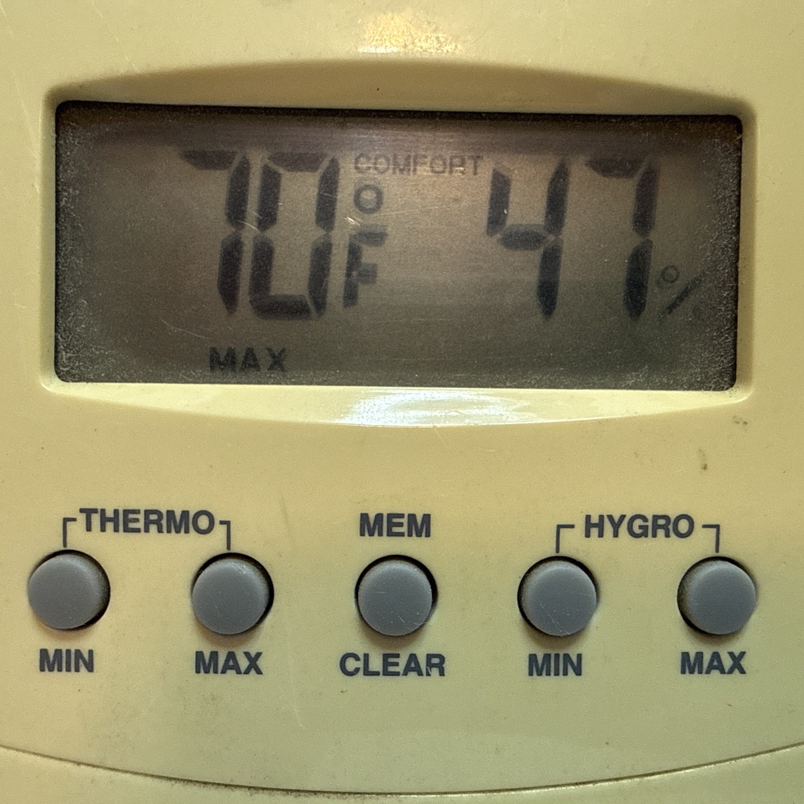 Vintage RadioShack Digital Thermo-Hygrometer Humidity Gauge LCD Display 63-1013