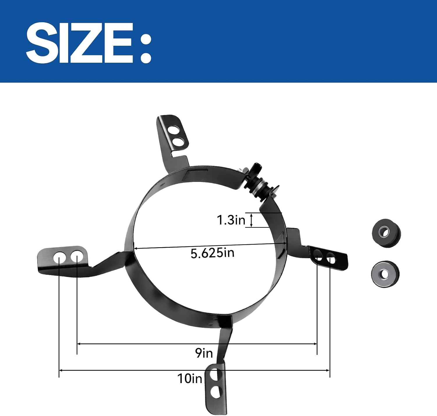 4 Leg Mount Bracket Replacement Kit For Up To 5-5/8″ Diam Blower Motors MB554