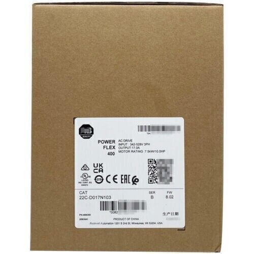 New Sealed AB 22C-D017N103 PowerFlex 400 AC Drive 22CD017N103 US Free Tax