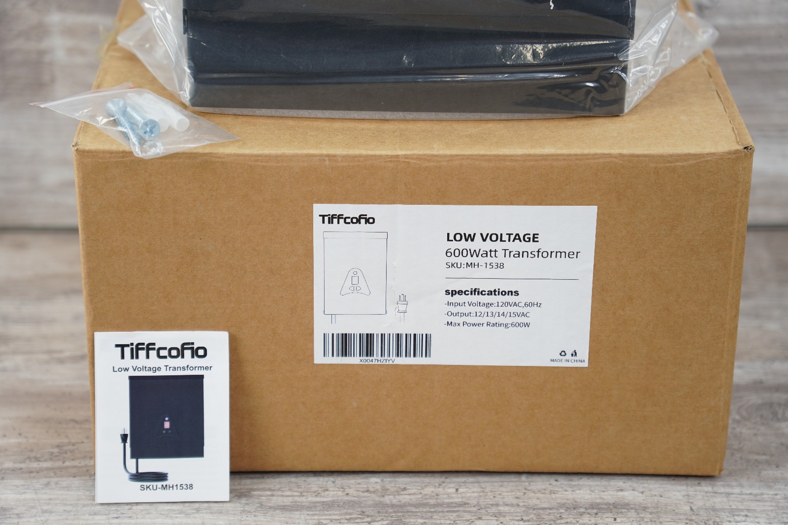 TiFFCOFiO Low Voltage Landscape Transformer, 600W Outdoor Low Voltage T.former