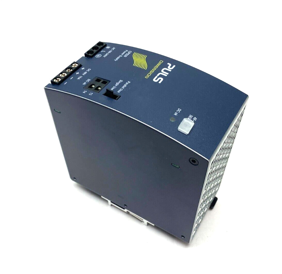 Puls CPS20.481 Power Supply, 1-Phase, 120-240VAC, 48VDC 10A 480W