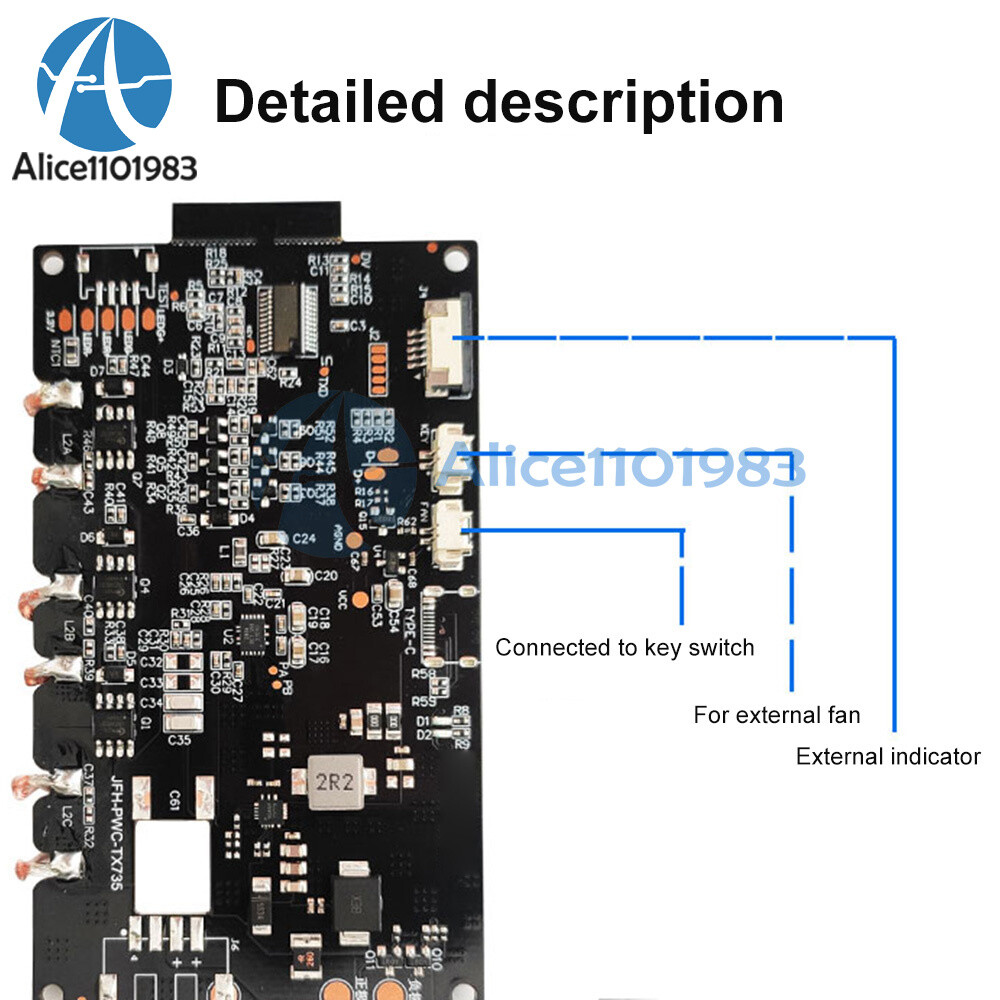20W Car 3-coil Wireless Fast Charging Transmitter Circuit Board 9-32V