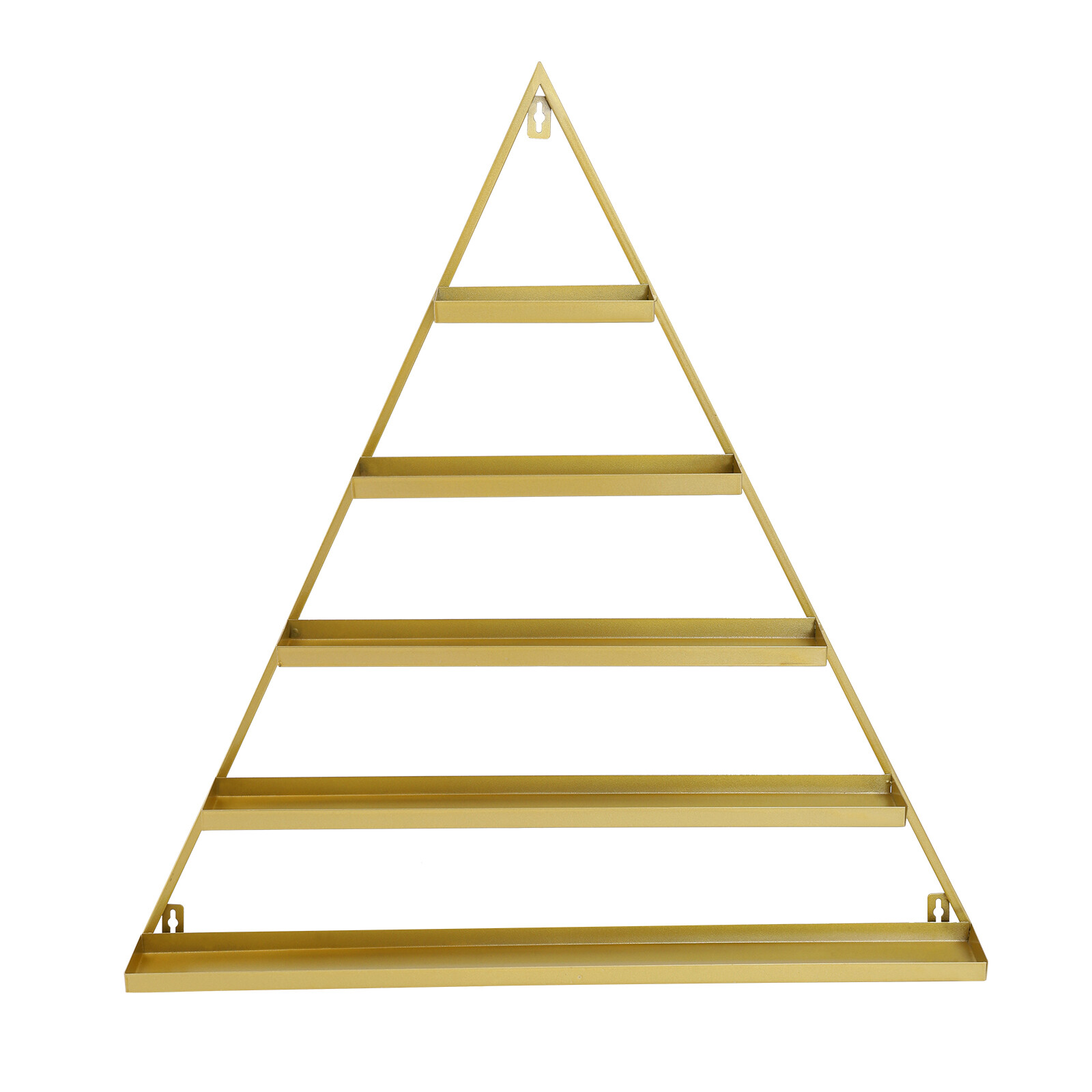 Triangle Display?Racks Wall-mount 5 Tiers Nail?Polish Display Shelves For Home