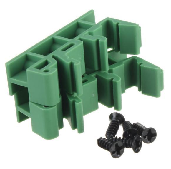 10x DIN Rail 35mm Mounting Support Adapters plastic Feet for LxW≤100mm PCB relay