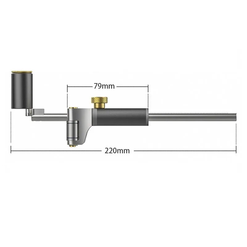 Woodworking Dual-Purpose Straight and Curved Line Marker Parallel Line Marker