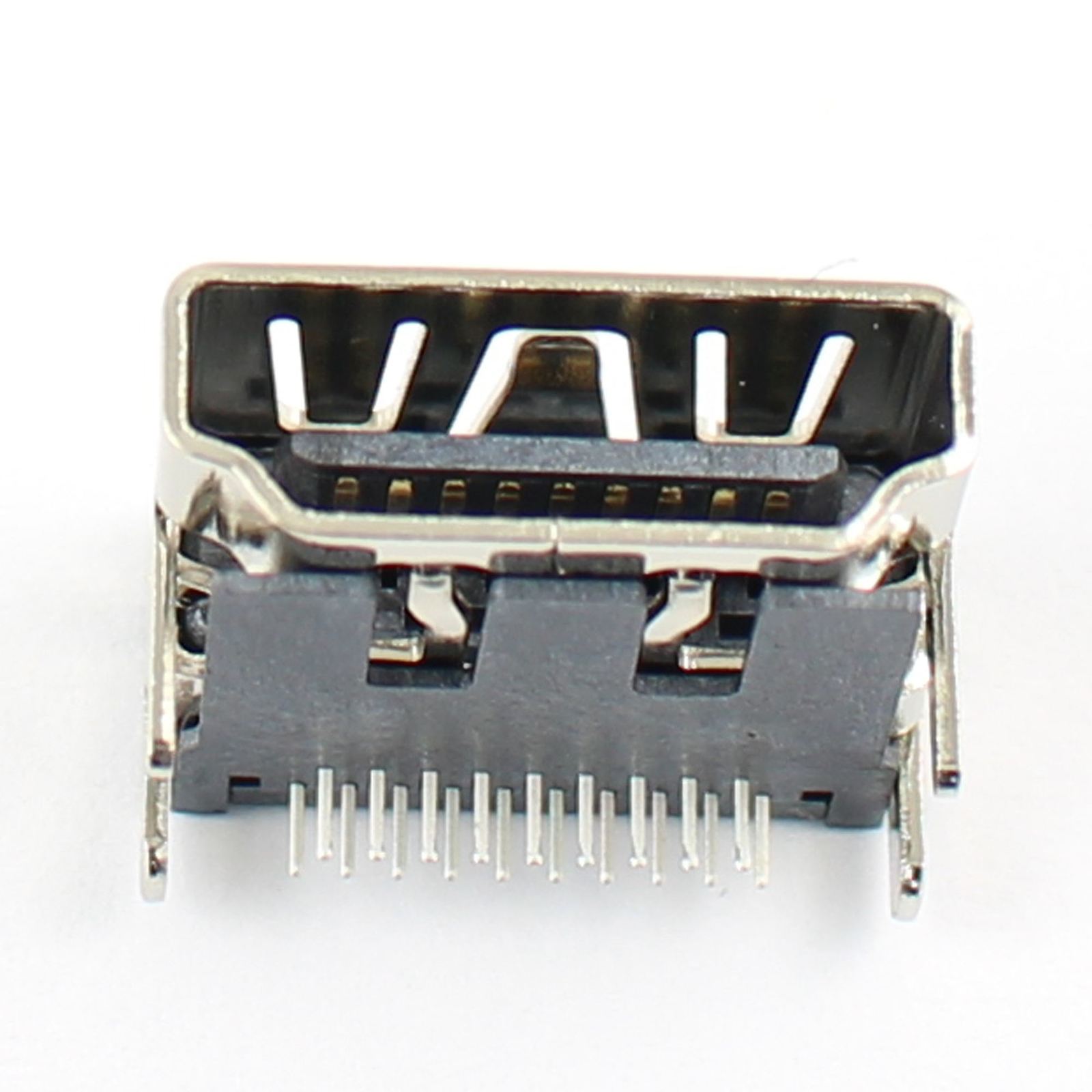 10Pcs New HDMI 19 Pin Female Right DIP PCB Socket Connector 4 Legs