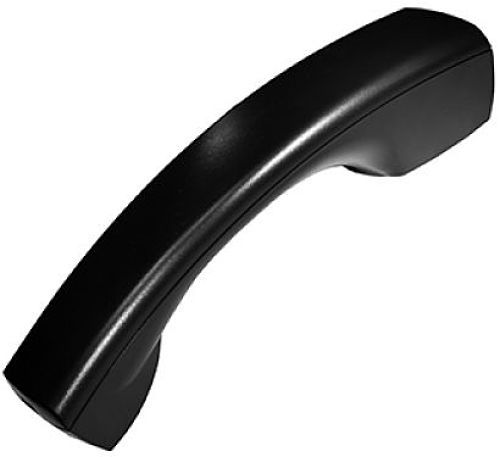POLYCOM SOUNDPOINT IP PHONE HANDSET RECEIVER w/ CORD VoIP CHARCOAL BLACK NEW