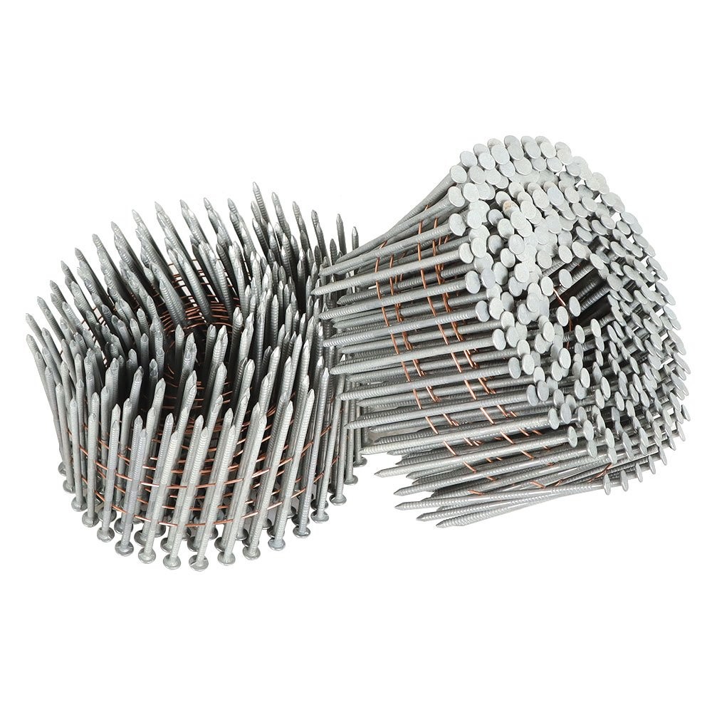 3600Pc Siding Nails 2-1/2 «x .092» 15 Degree Collated Wire Coil Full Round Head