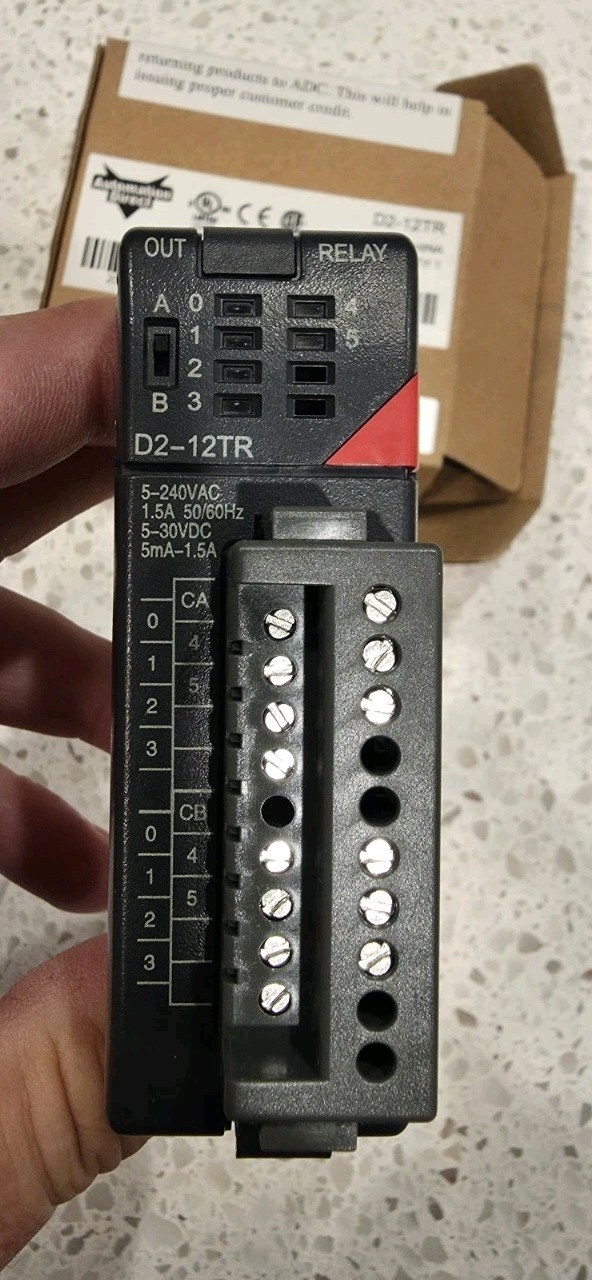 AutomationDirect D2-12TR New Sealed PLC Relay Output Module DL205 12-Point