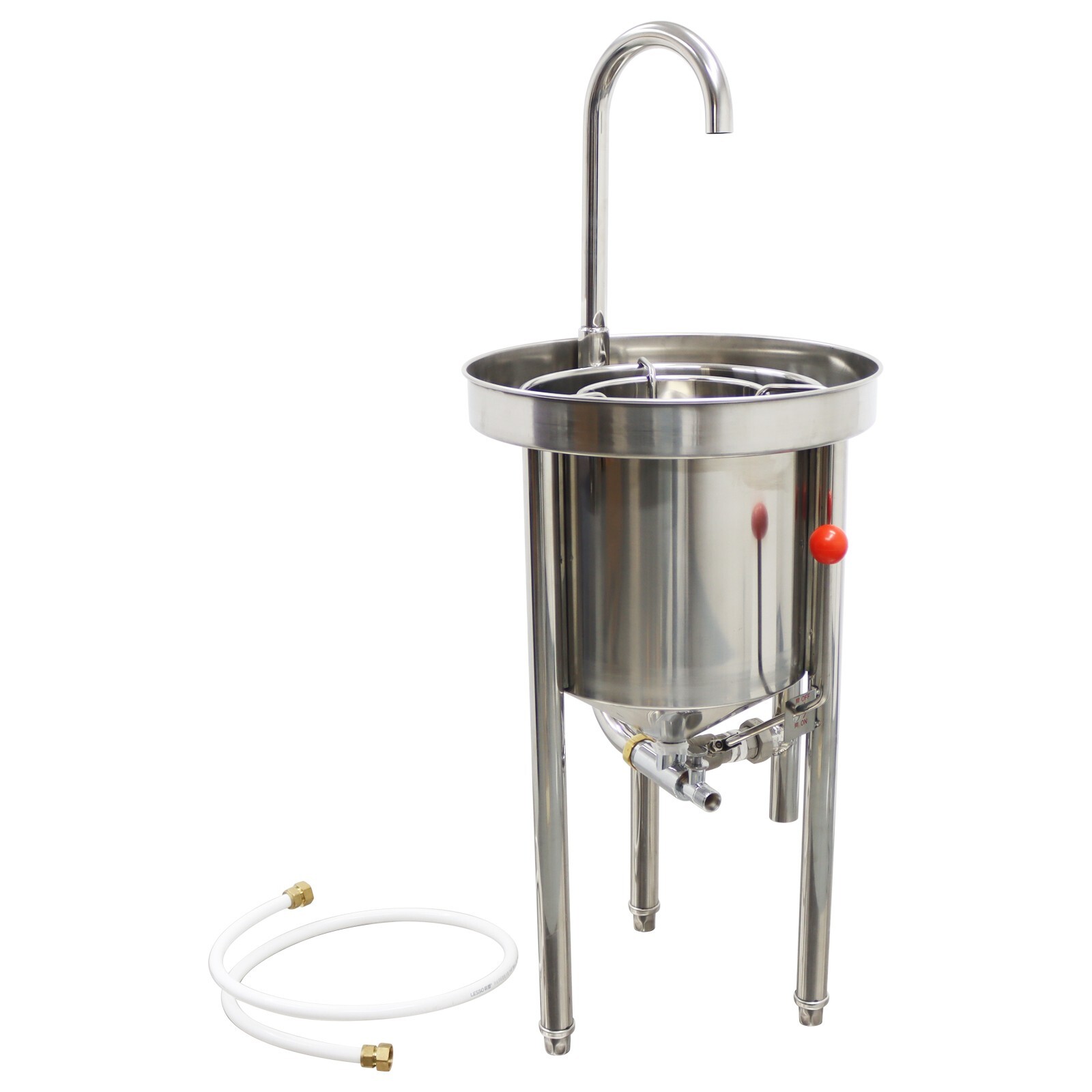 44lb Commercial Rice Washing Machine Automatic Rice washer 20kg Stainless Bucket