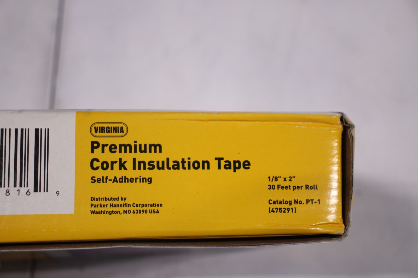 Parker Virginia Premium Cork Insulation Tape 1/8″ x 2″ 30′ PT-1 475291
