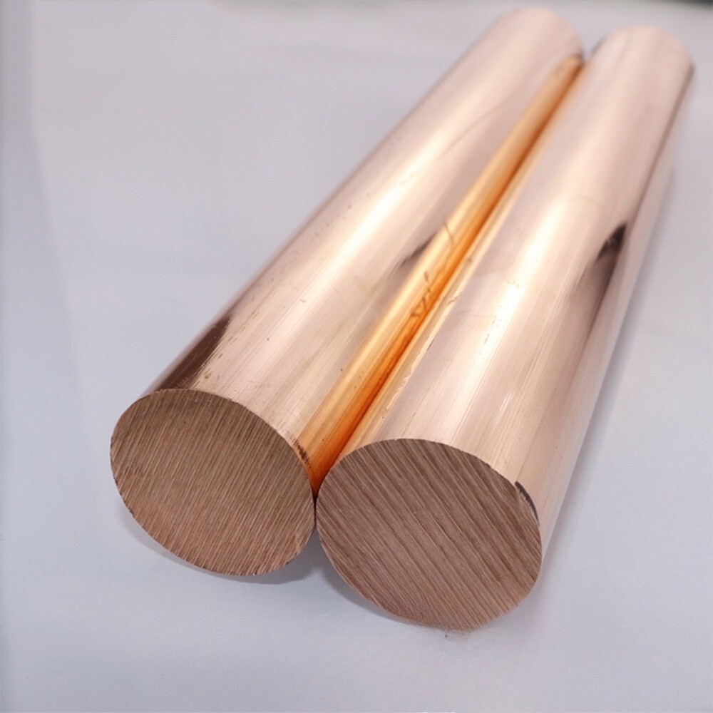C11000 Cu-ETP Pure Copper Round Rods Copper Stick Solid Copper Bar Select Size