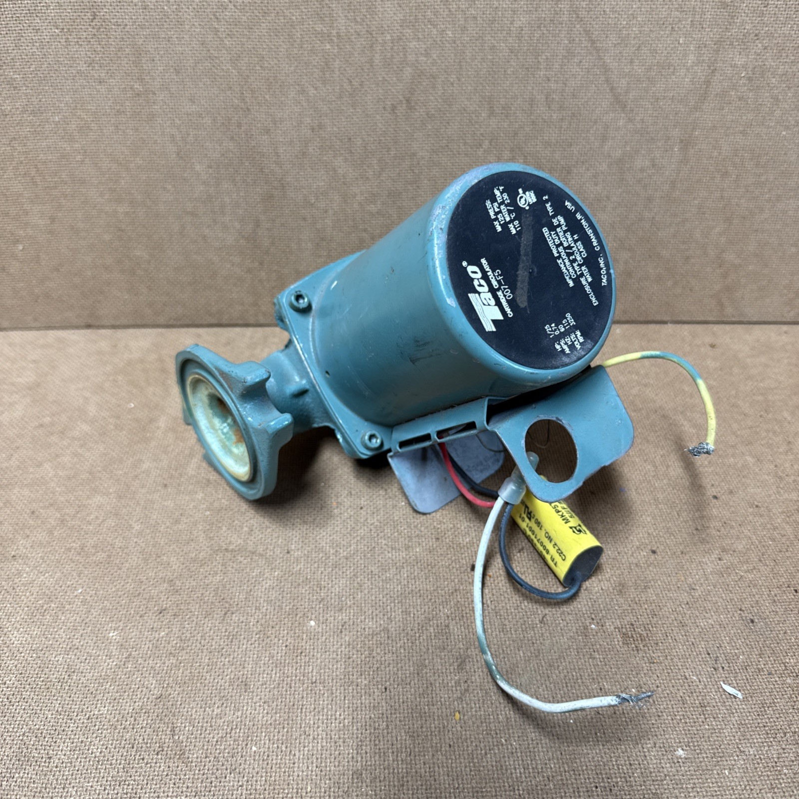 Taco 007-F5 115V Boiler Circulator Pump Untested Parts Repair