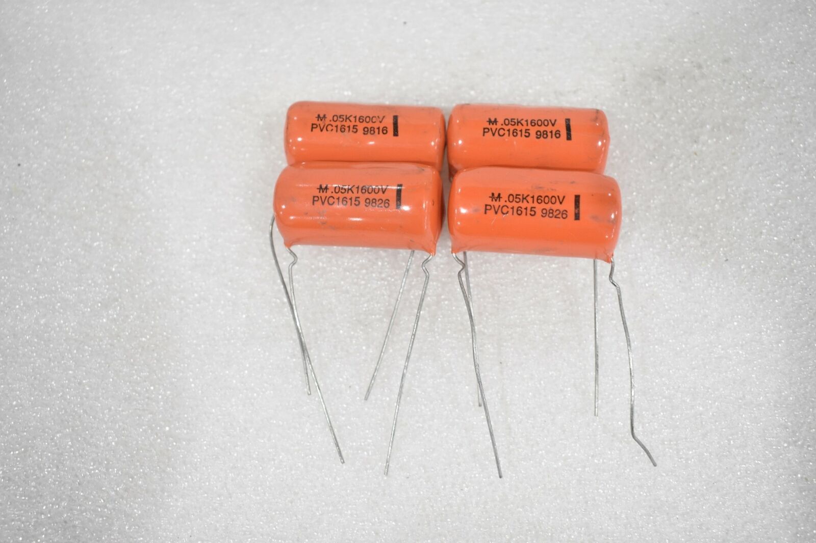 CORNELL DUBILIER PVC1615 FILM CAPACITORS 0.05uF 1600V ( LOT OF 4 )
