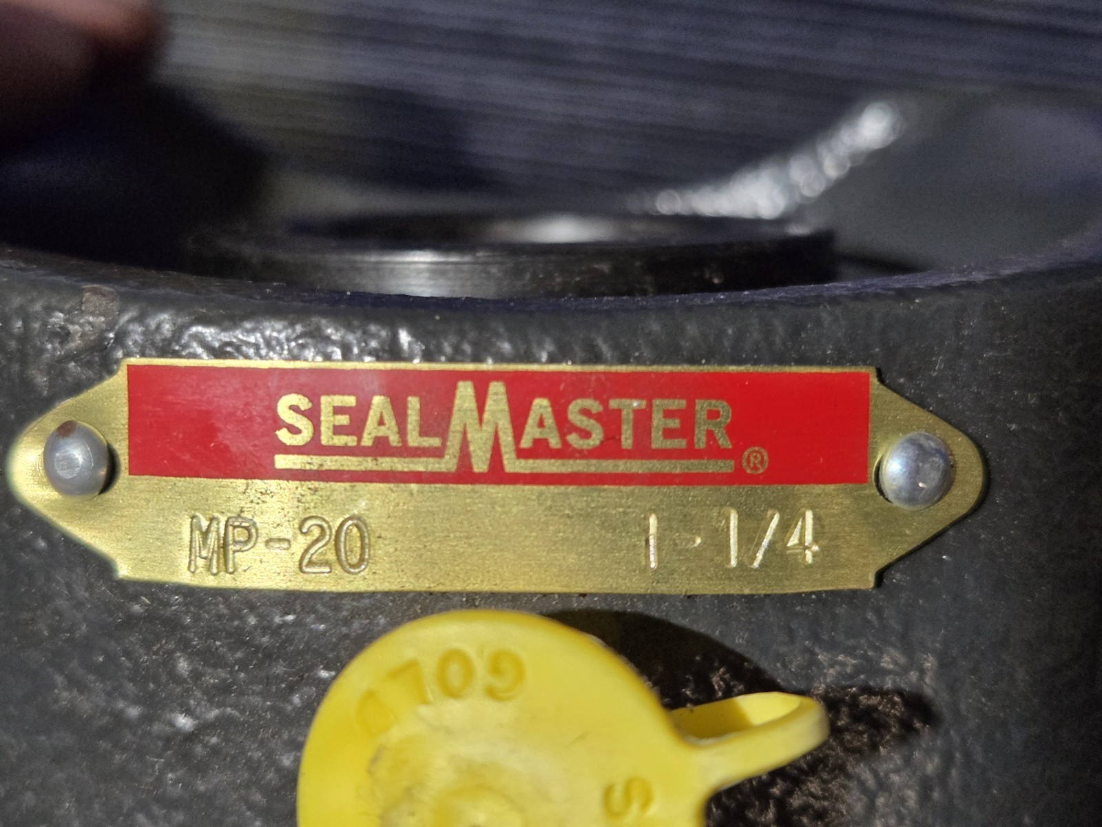 Sealmaster MP-20 Pillow Block Bearing 1-1/4″ Bore Gold Line Set Screw NEW…