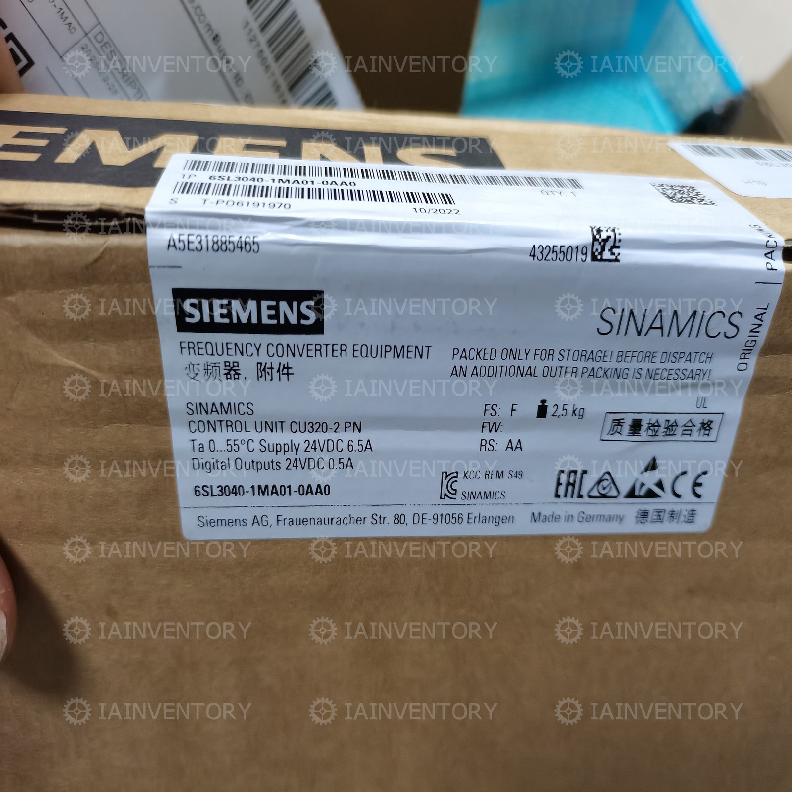 Real US Stock 1pc Brand New 6SL3040-1MA01-0AA0 Siemens 6SL30401MA010AA0 warranty