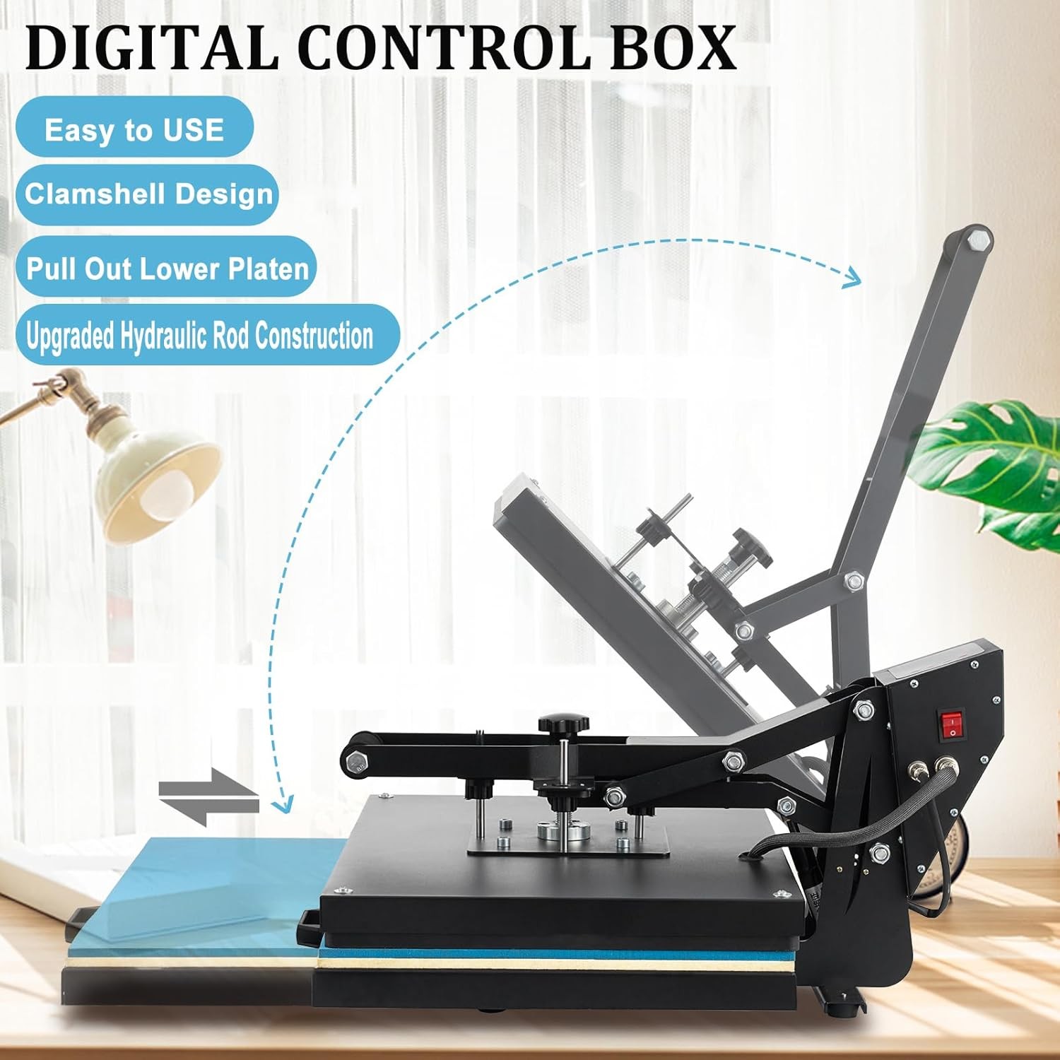16″ x 24″ Clamshell Heat Press Machine for T-Shirt Digital Transfer Sublimation