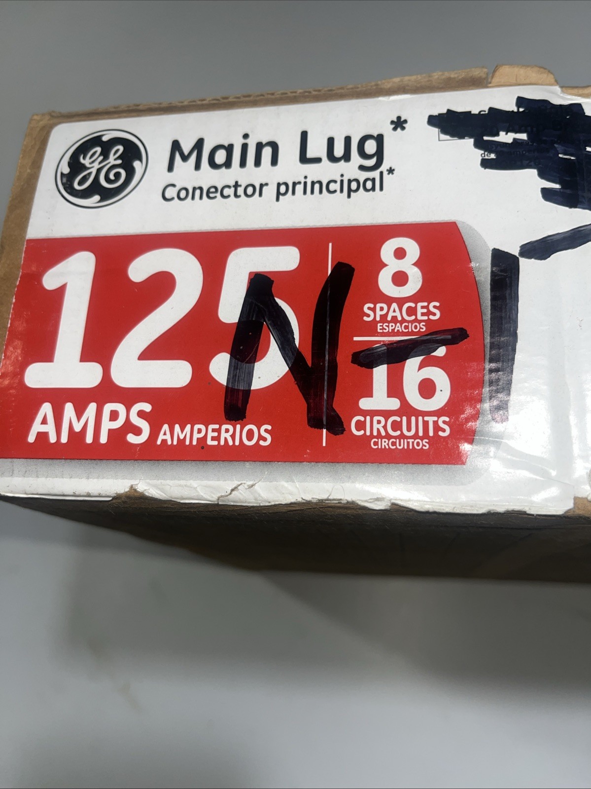 🇺🇸GE PowerMark Plus Load Center 125amps 8 spaces 16 Circuits TLM812SCUD1K