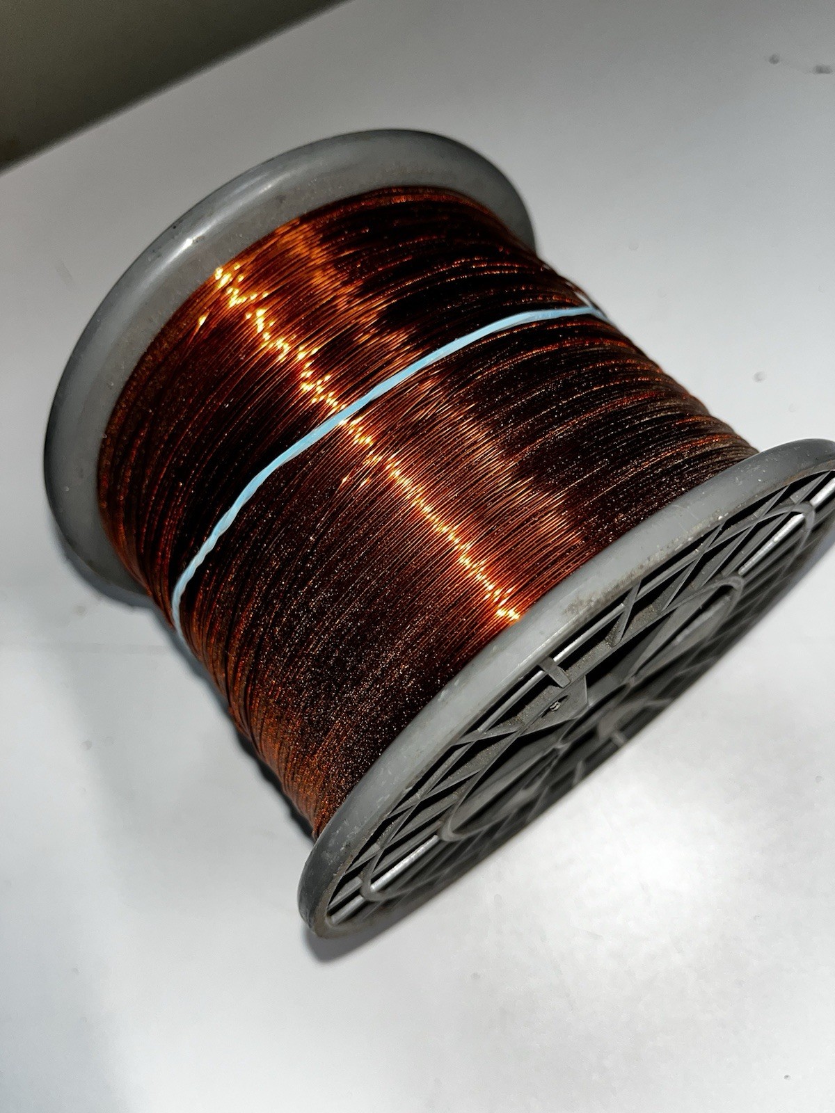 Large Roll of Enameled Copper Magnet Wire 5.6 Lbs Of Copper Wire Clean