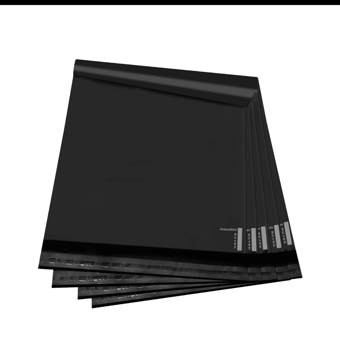 KKBESTPACK POLY MAILERS Poly Mailers 10 in x 13 in Black 800 Pack