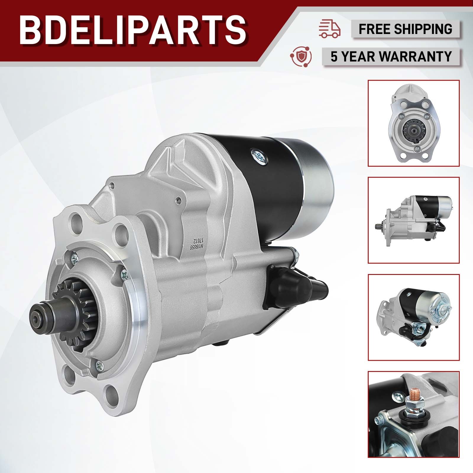 Starter Motor Style OSGR For John Deere Tractor 1050 1450 Yanmar 028000-5660